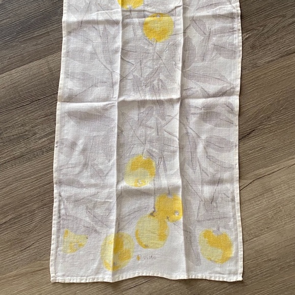 VTG 1960s Vera Linen Lemon Tea Towel Dishtowel Vera Neumann - Picture 3 of 9